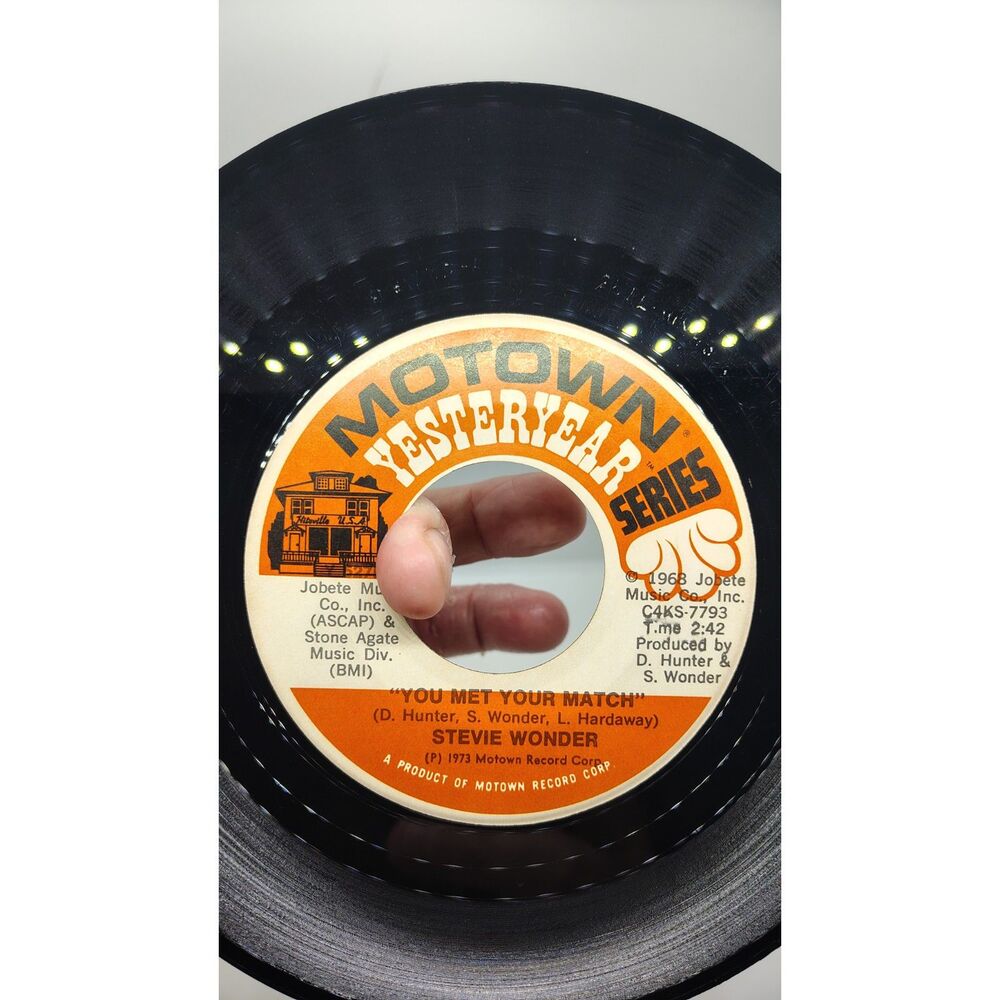 Stevie Wonder - Motown Yesteryear - For Once in My Life / You.... 1973 45 Record